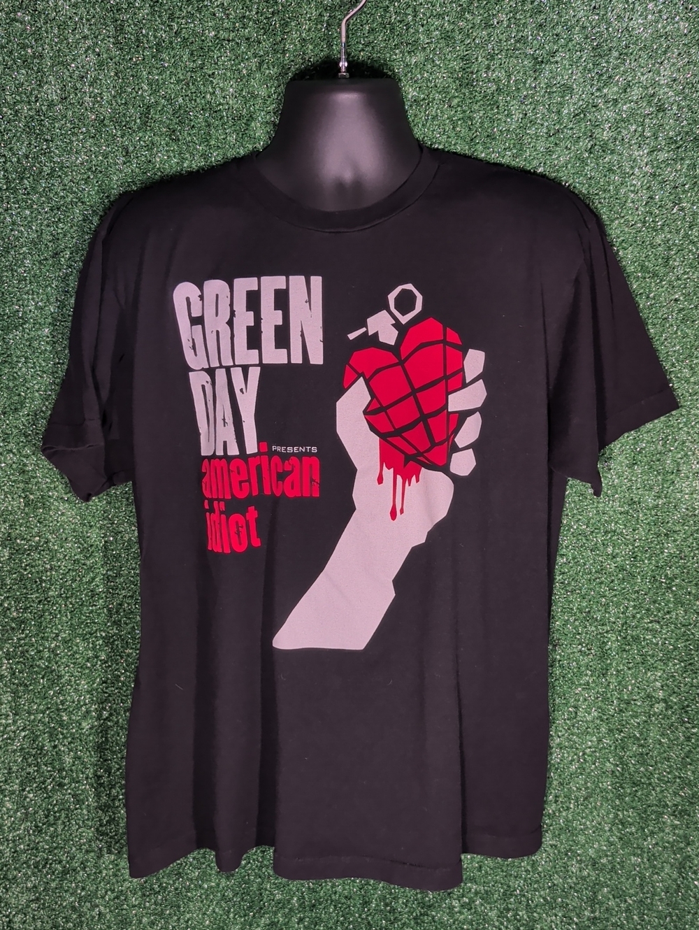 Green Day American Idiot Black Graphic T-Shirt, Size XL, Tultex